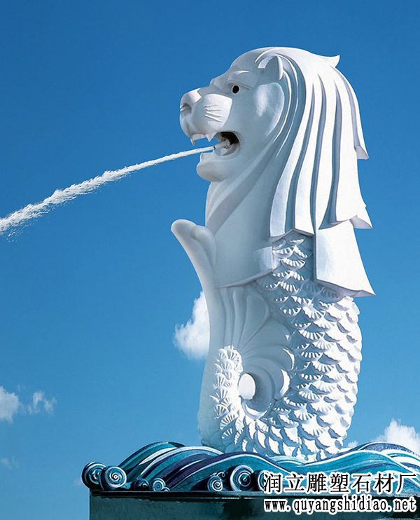 魚(yú)尾獅雕塑